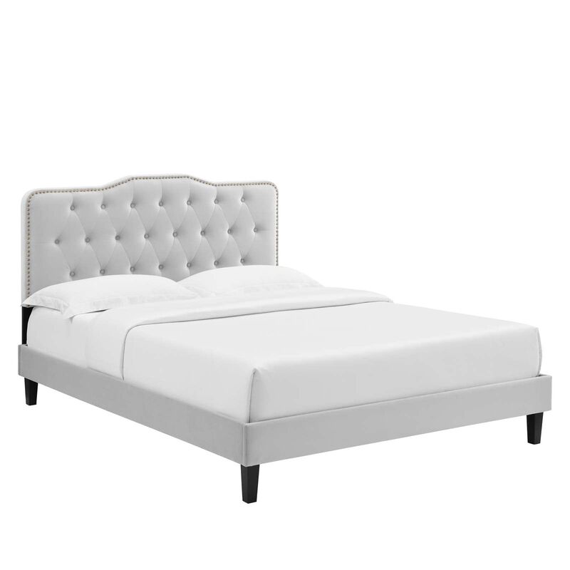 Modway Amber Platform, King, Light Gray image number 0
