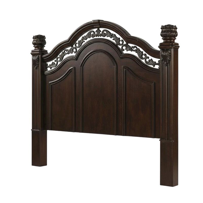 Liberty Furniture Cognac King Poster Headboard Solid and Manufactured Wood Traditional Design image number 0