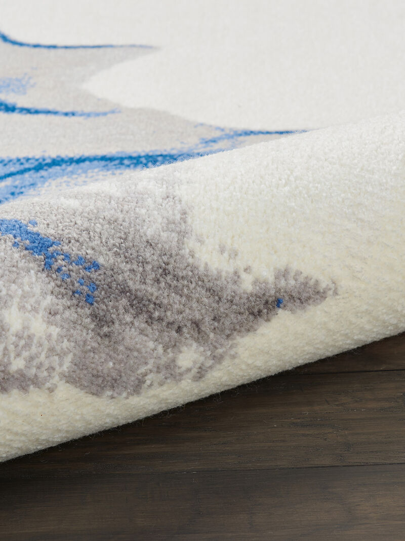 Twilight TWI27 Ivory/Blue 8' x Round Rug