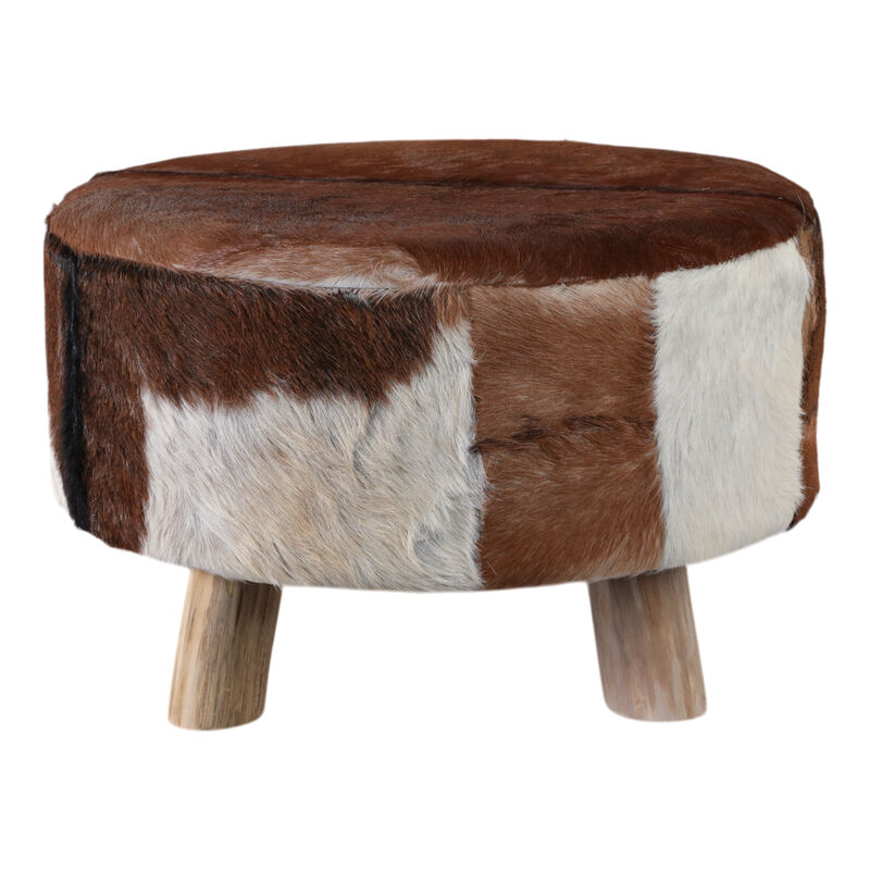 26x16 Cowhide Ottoman, Multi image number 3