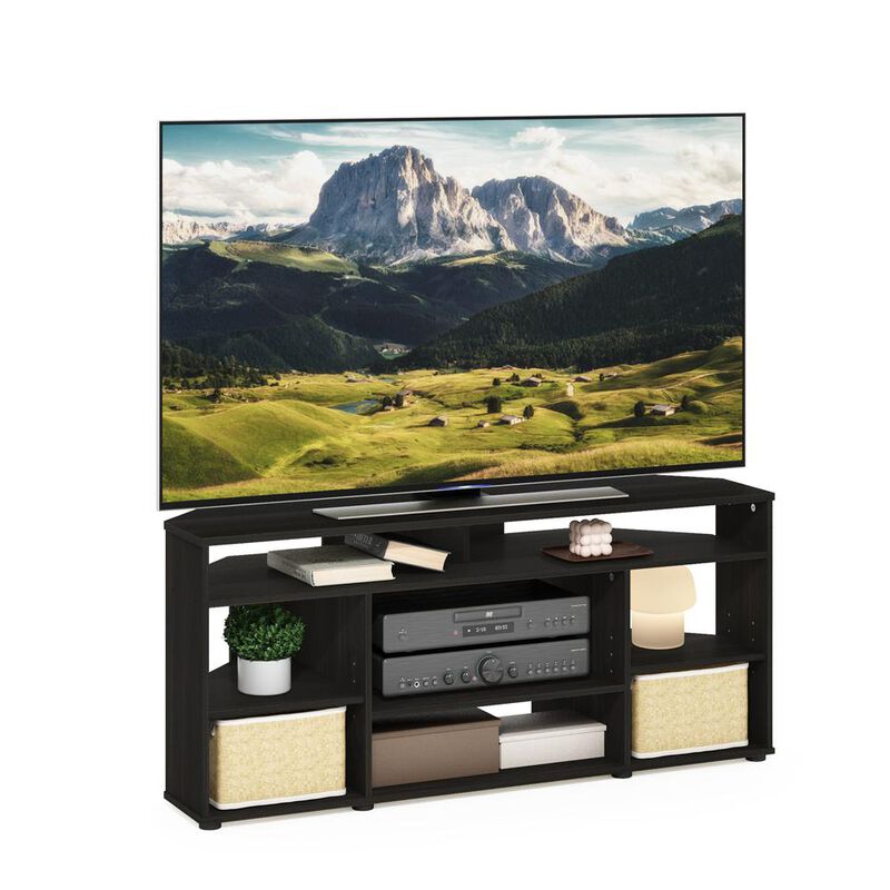Jensen Corner TV Stand TV up to 55 Inches, Espresso