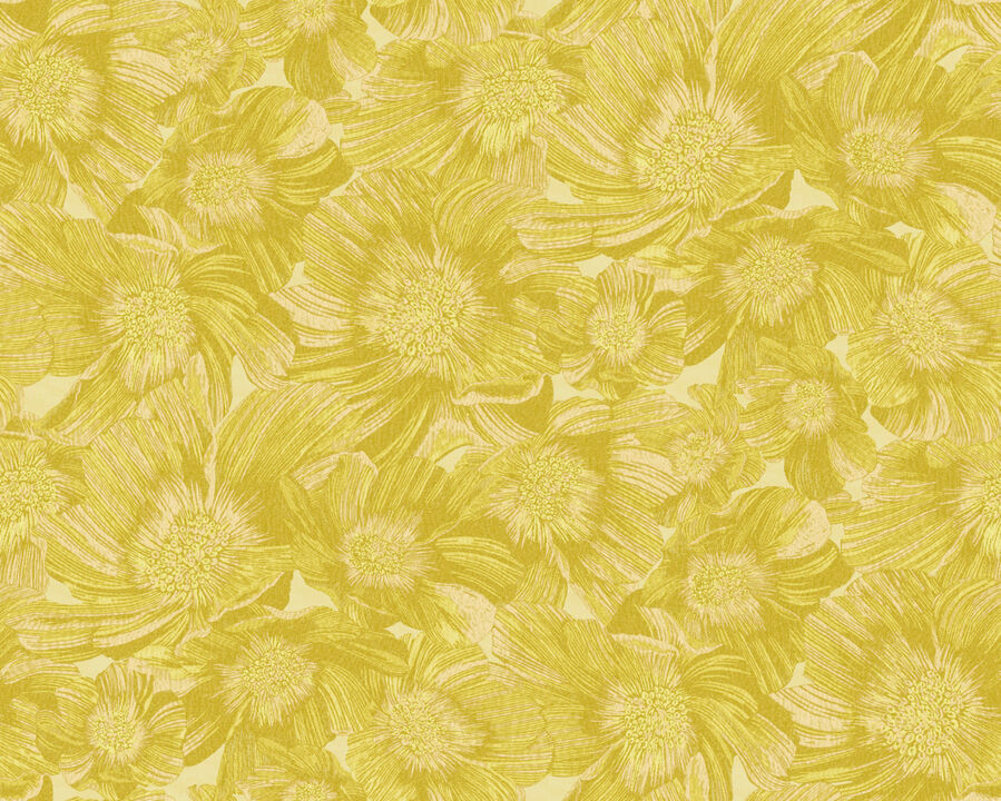 Anemoni Yellow Wallpaper
