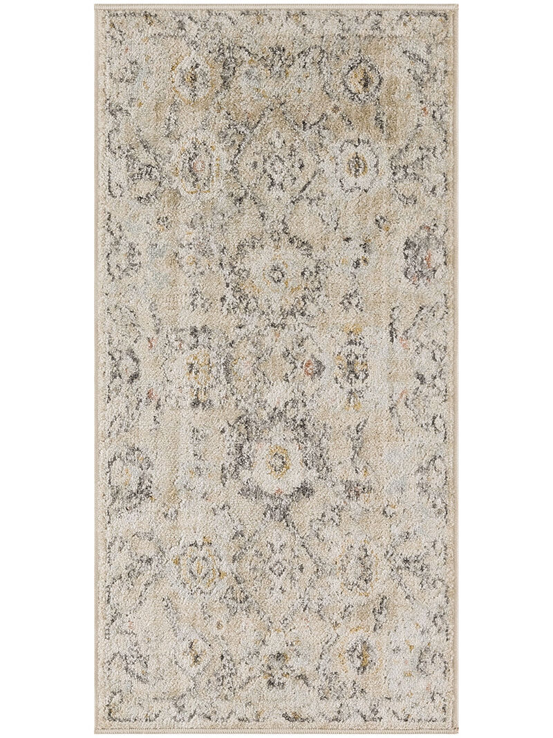 Oushak Home OUS01 Cream 2'3" x 7'6" Rug
