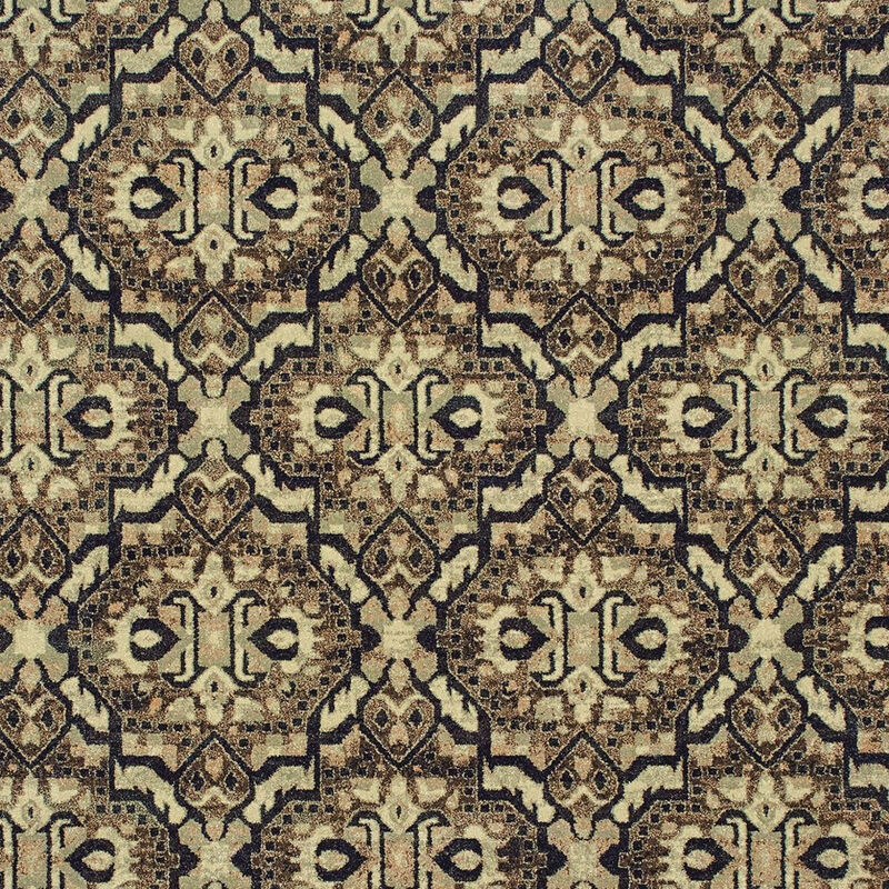 HomeRoots Geometric Distressed Area Rug image number 2