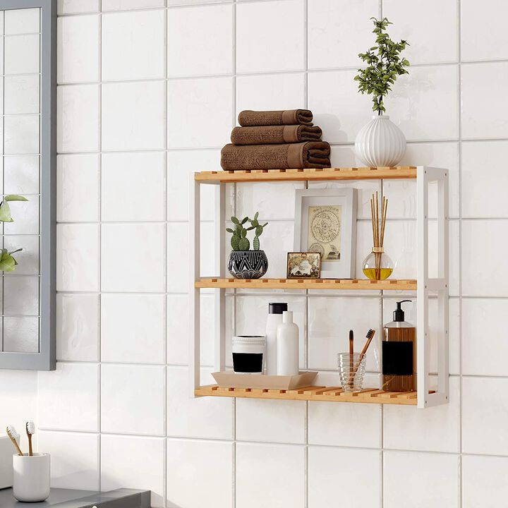 BreeBe Adjustable Layer Bathroom Shelf