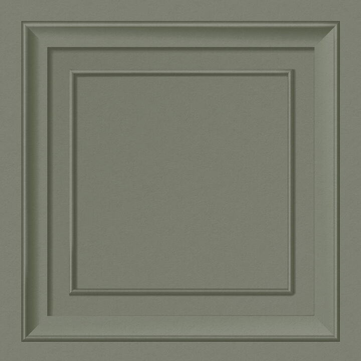 Distinctive Moss Square Panel Wallpaper (Set of 2)