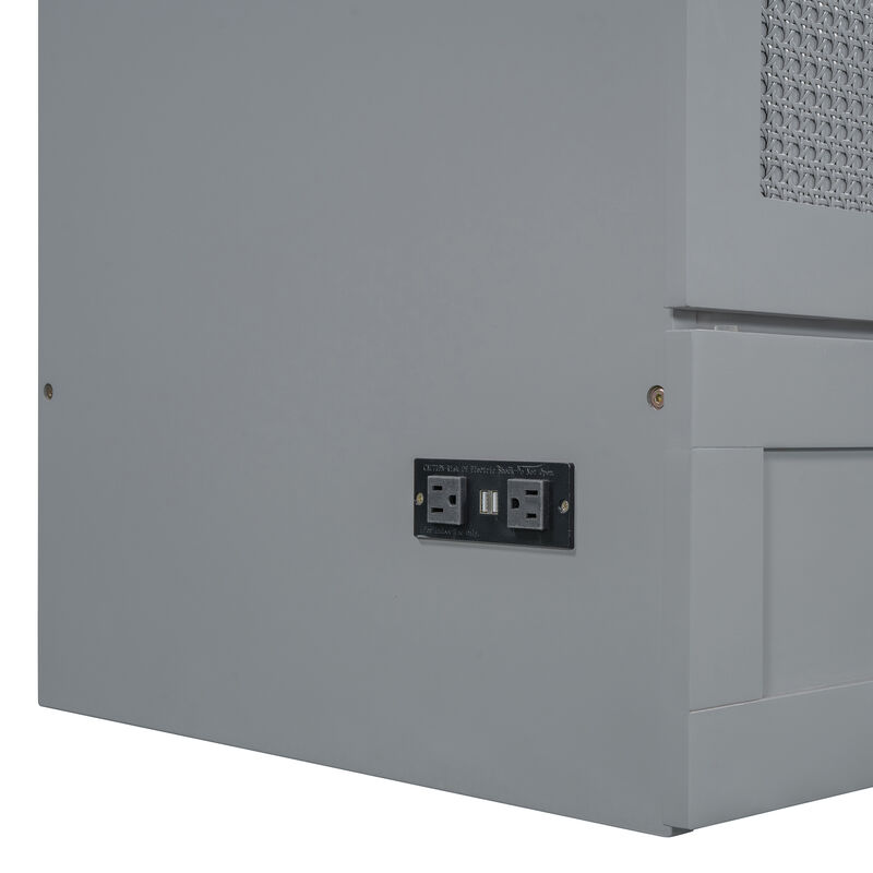 Merax Murphy Bed Cabinet with Drawers