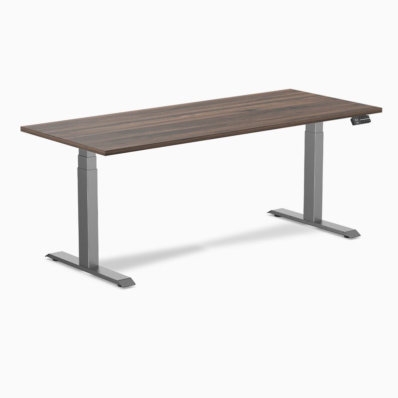 Desky Dual Laminate Sit Stand Desk image number 0