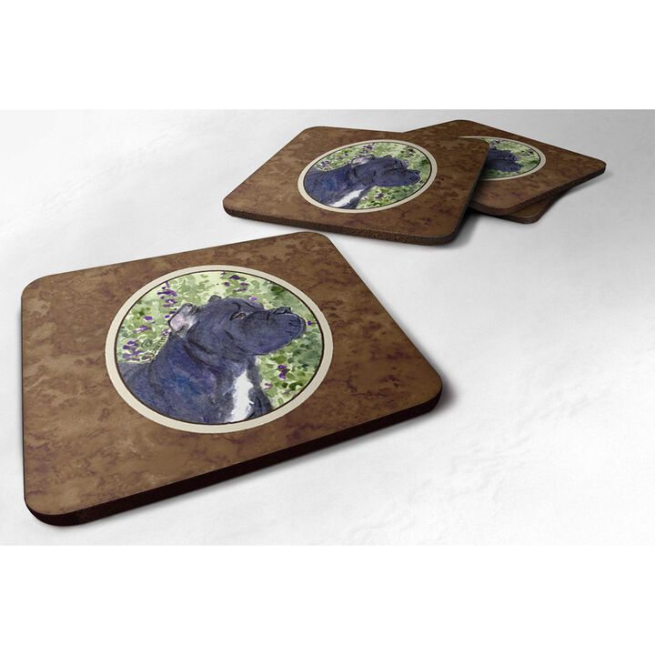 Caroline's Treasures SS8841FC Cane Corso Foam Coasters (Set of 4), 3.5 H x 3.5 W, Multicolor