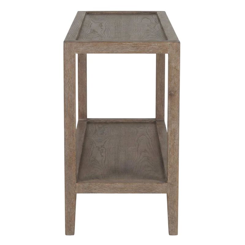 Lowell Oak Wood Console Table with Natural Grain Finish image number 2