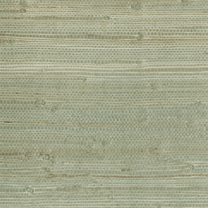 Myogen Golden Green Grasscloth Wallpaper image number 0