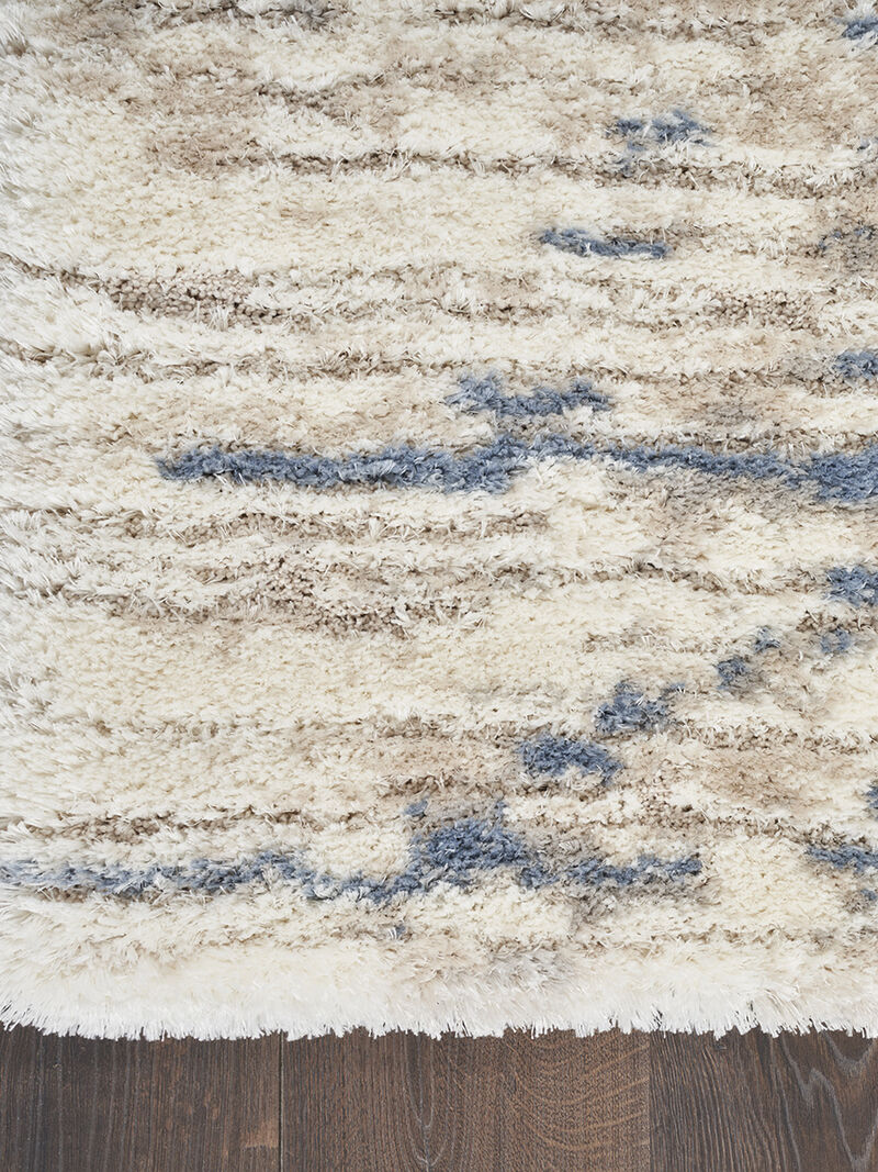 Dreamy Shag DRS10 Light Blue/Gray 7'10" x 9'10" Rug