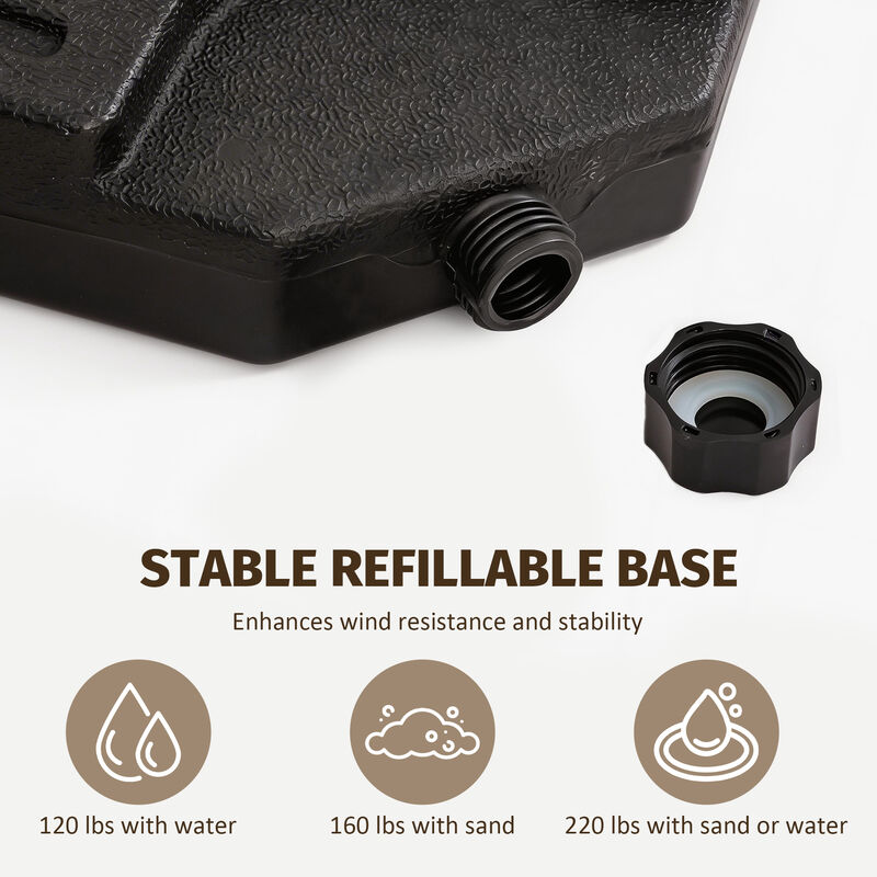 Heavy-Duty Fan-Style Cantilever Umbrella Base image number 5