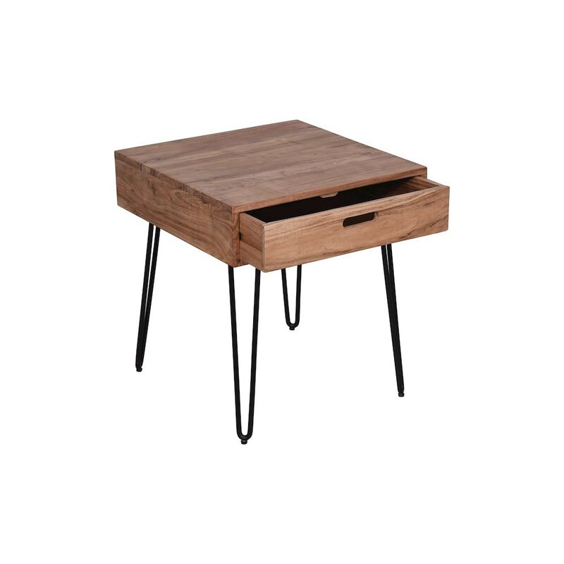 Jofran Rollins Solid Acacia End Table