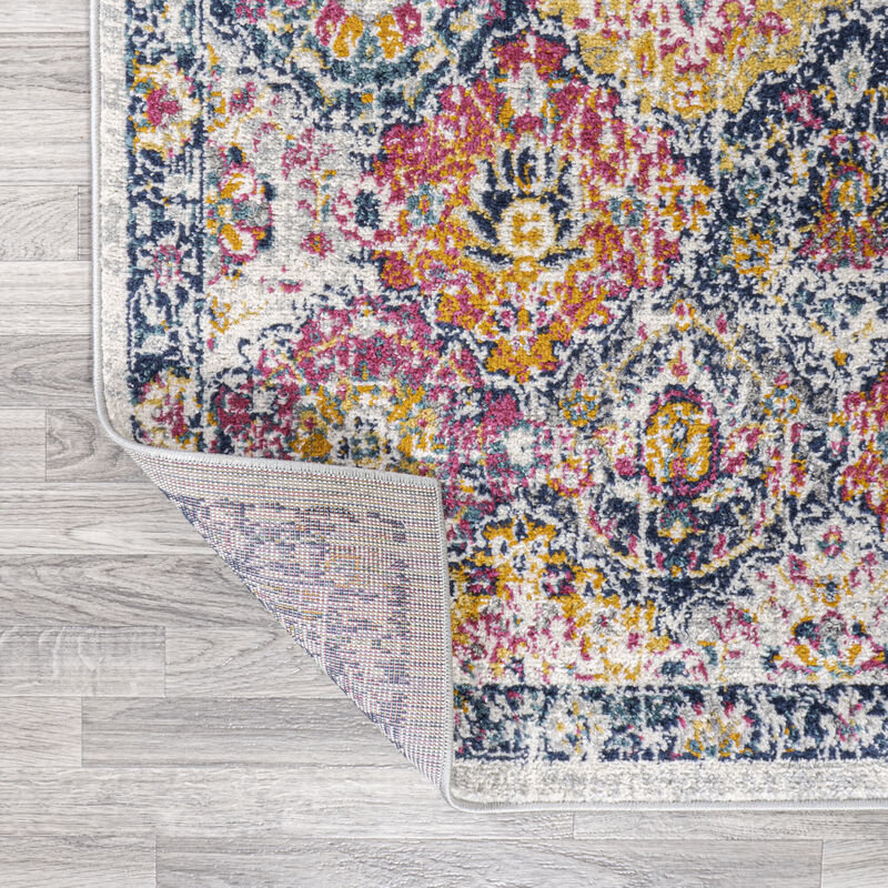 Modern Persian Boho Vintage Trellis Area Rug