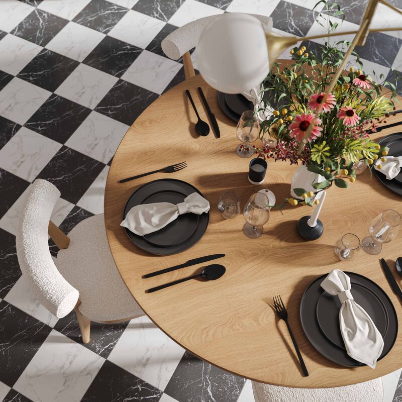 Nolan Round Wood Dining Table