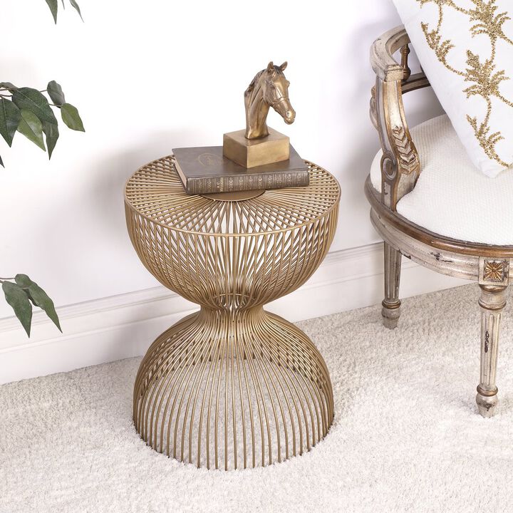 Butler Specialty Company Nicholas Metal Side Table, Gold