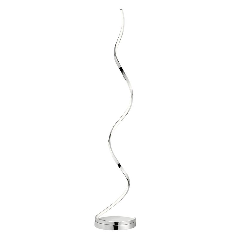 Modern Spiral Floor Lamp Metal Dimmable Integrated LED