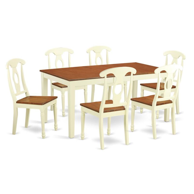 7 PC Dining room sets -Kitchen dinette Table and 6 Kitchen Chairs