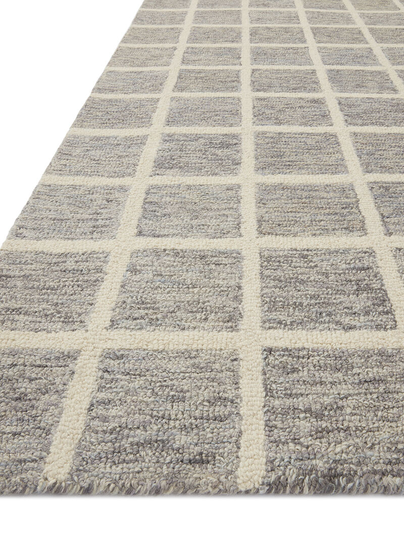 Polly POL05 Slate/Ivory 5' x 7'6" Rug by Chris Loves Julia x Loloi