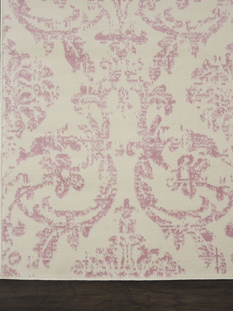 Jubilant JUB09 Ivory/Pink 7'10" x 9'10" Rug