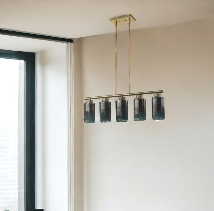 Hivvago Monet 5-Light Brass Pendant