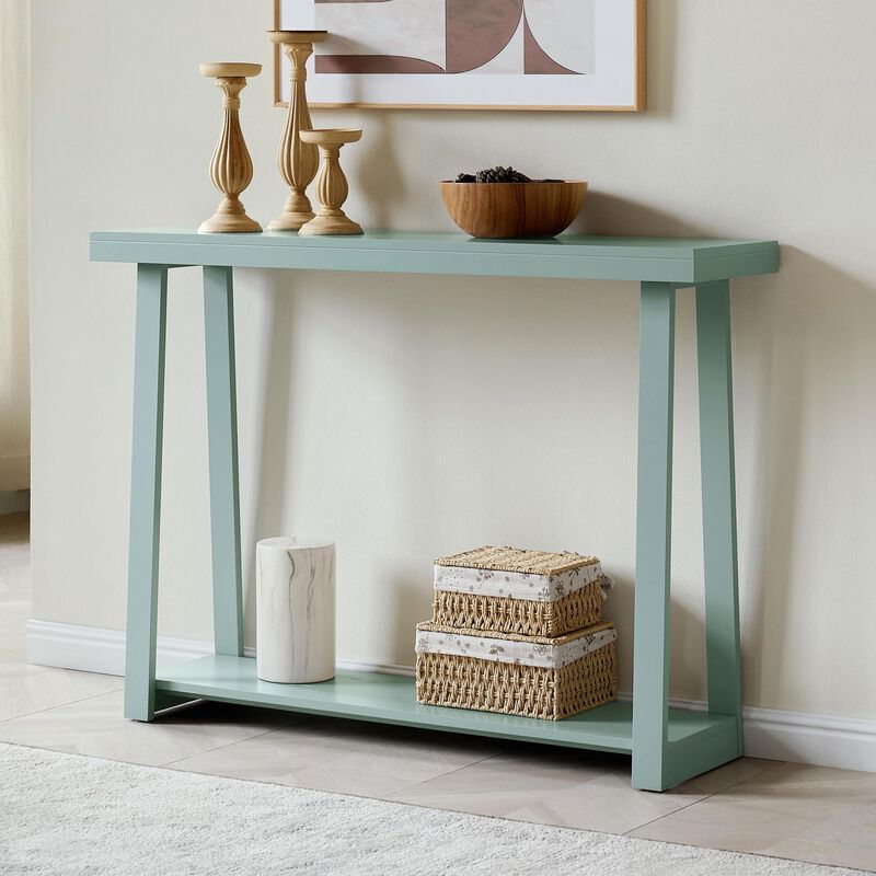 Kings Brand Furniture Emma Narrow Console Table with Lower Shelf Perfect for Sofa Table