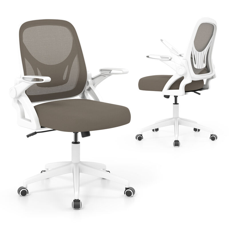 Ergonomic Task Chair with Lumbar Support and Space Saving Flip-Up Arms image number 3