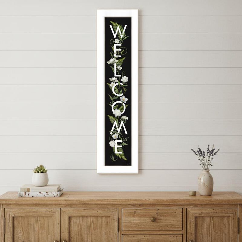 HomeRoots Welcome Sign I 1 Framed Print Wall Art image number 1