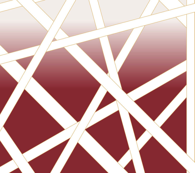 Nastri Shade Red Wall Mural