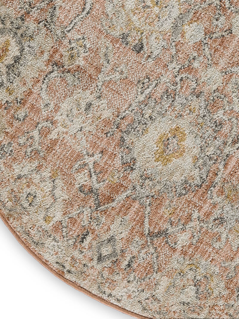 Oushak Home OUS01 Rust 7'10" x Round Rug