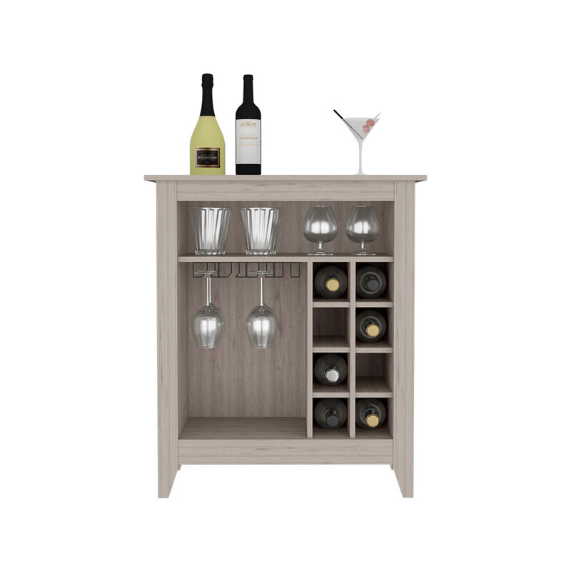 Bar Cabinet Castle, Living Room, Light Gray