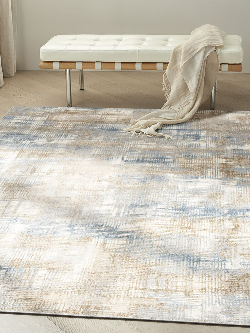 CK950 Rush CK951 Blue/Beige 6' x 9' Rug