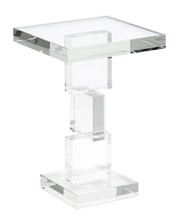 Solid Crystal Martini Table