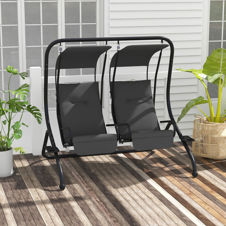 Hivvago Patio Swing Chair for Backyard and Garden