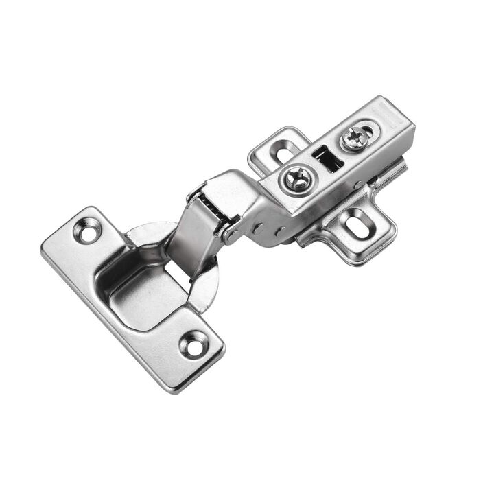 Luokim 20PCS Inset Cabinet Door Hinges Frameless European Soft Close Kitchen Hidden Self Closing Concealed Hinges