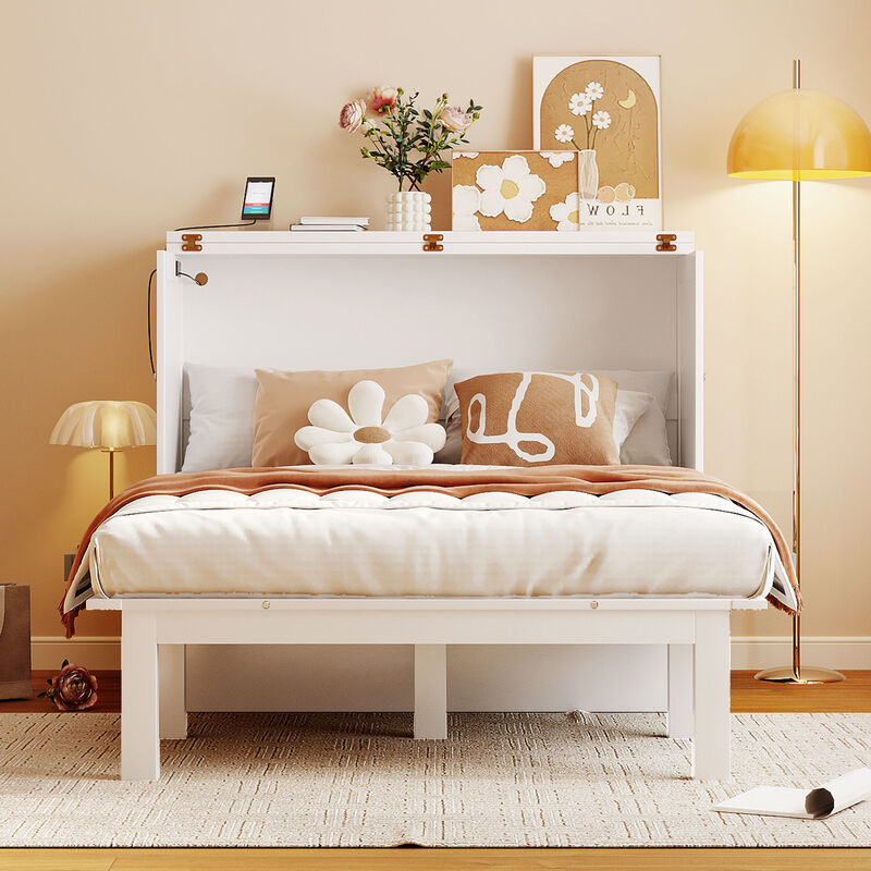 Merax Murphy Bed with Removable Shelves