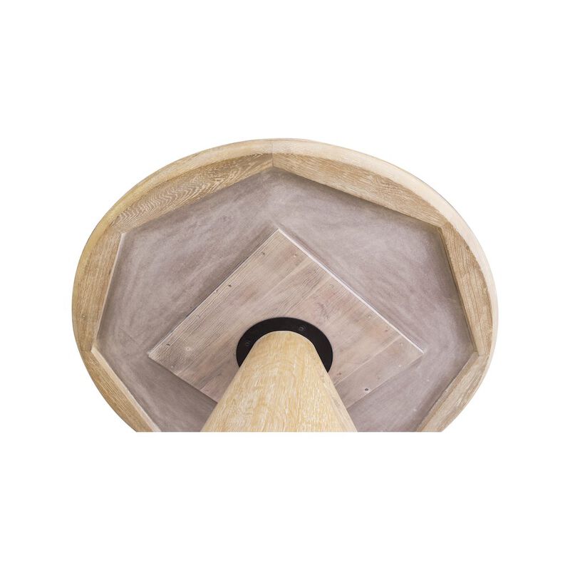 Meridian Furniture Linette White Oak Dining Table