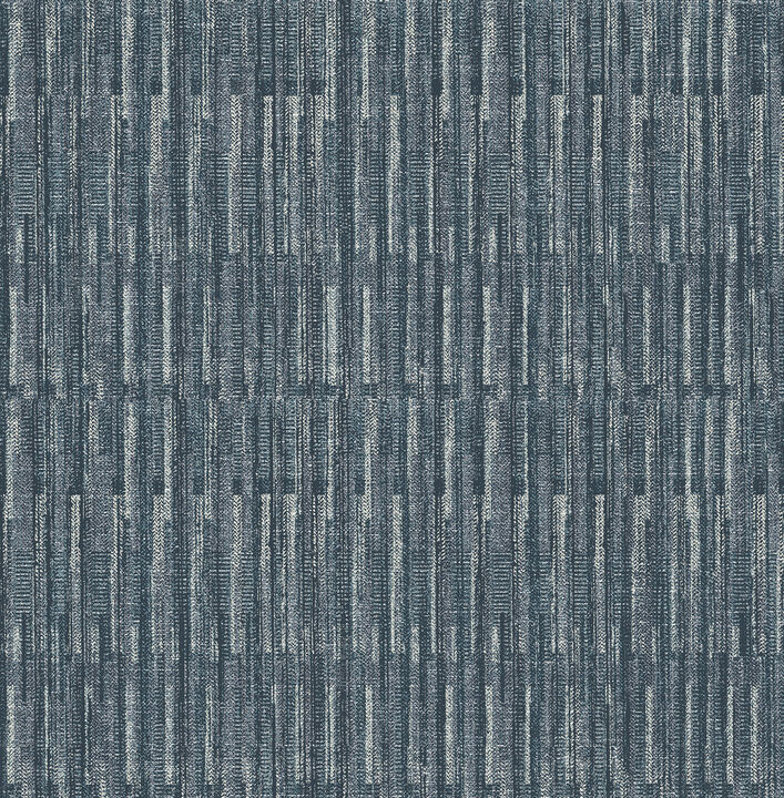 Brixton Indigo Texture Wallpaper