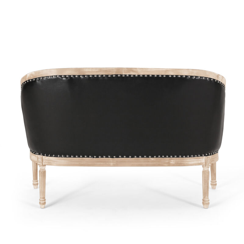 Damtib PU Loveseat Sofa image number 4