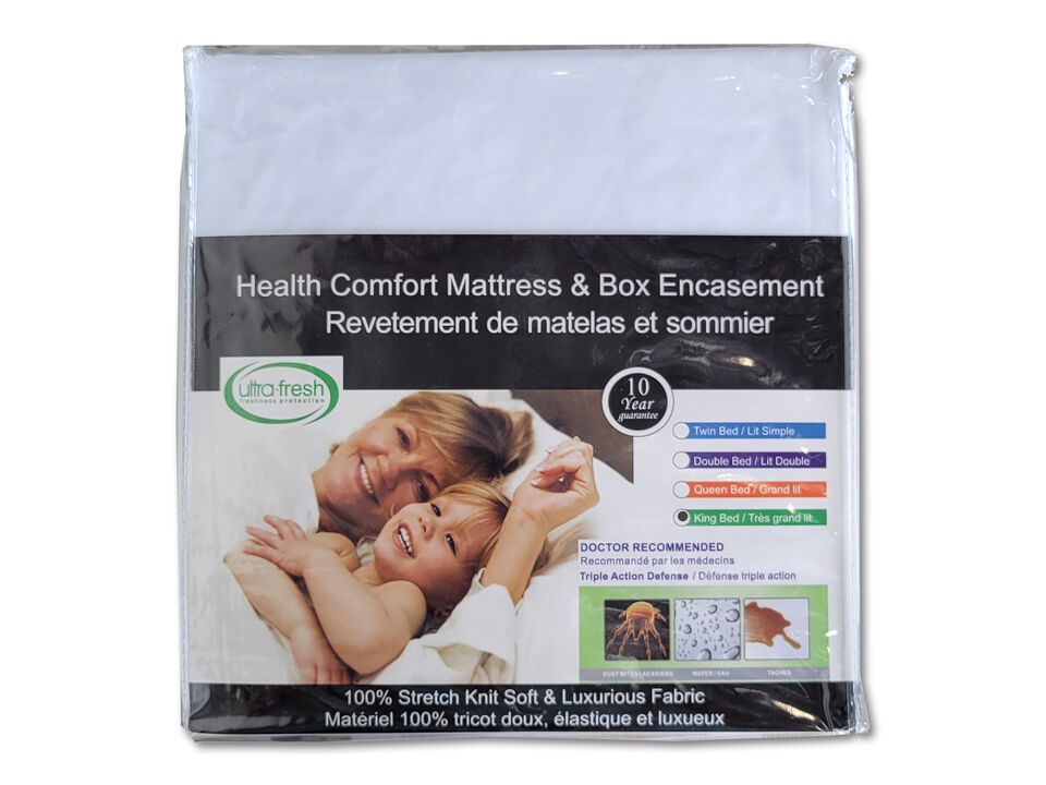 Cotton House - Mattress and Box Spring Cover, Triple Action Defense.