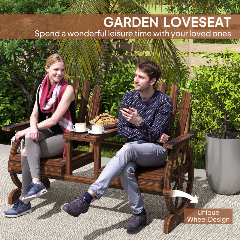 Stylish Outdoor Garden Bench &ndash; Weather-Resistant, Comfortable Seating for Yard or Patio image number 5