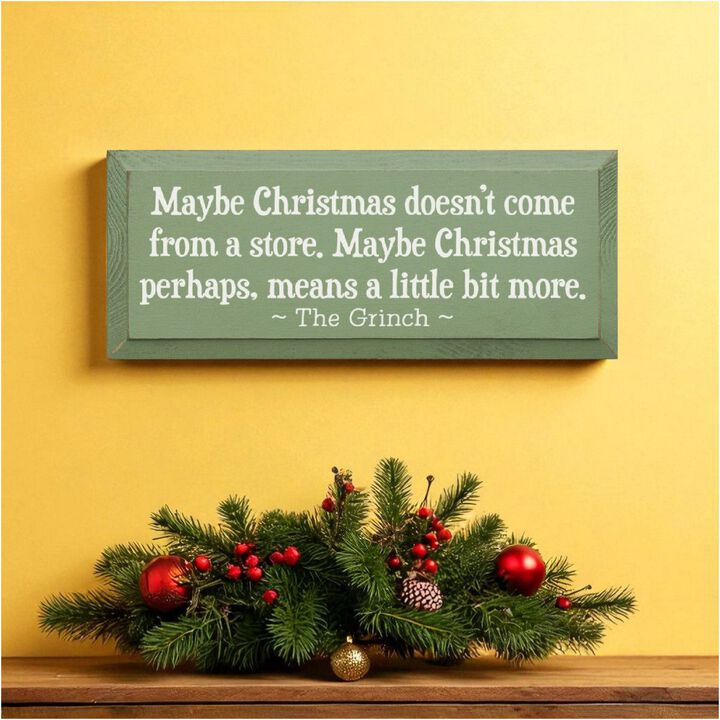 Festive Holiday Quote Wood Sign Christmas Home Wall Decoration