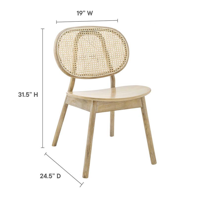 Malina Wood Dining Side Chair Set of 2 image number 7