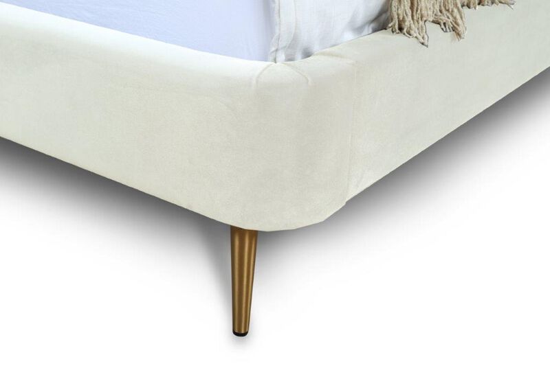 Heather Queen Bed in Cream