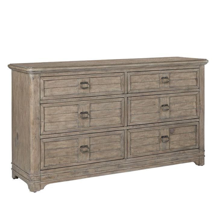 American Woodcrafters Meadowbrook Dresser - Sand