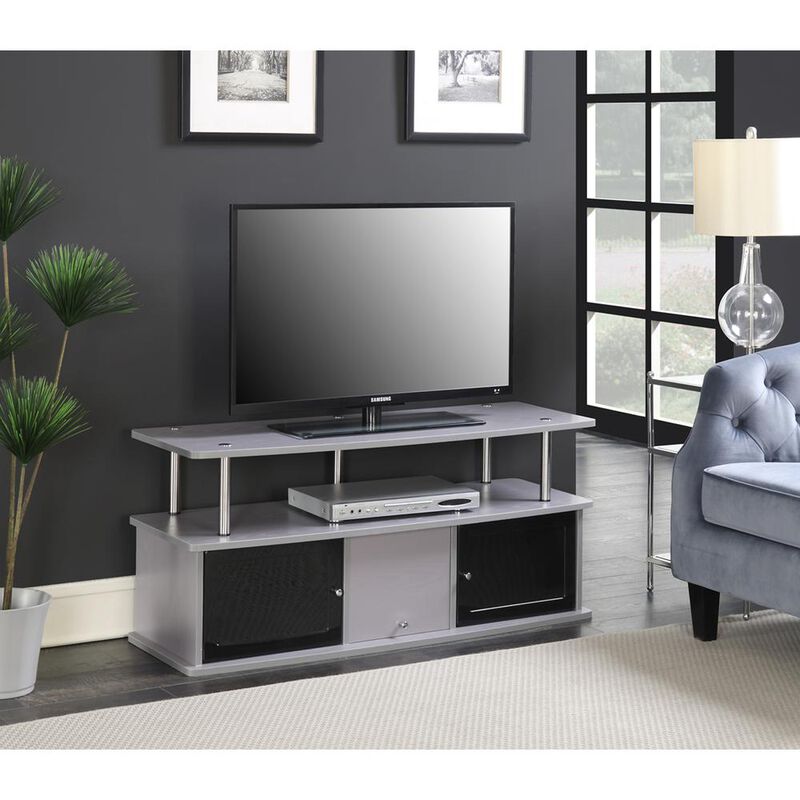 Convience Concept, Inc. TV Stand with 3 Storage Cabinets and Shelf for TVs up to 55 inches