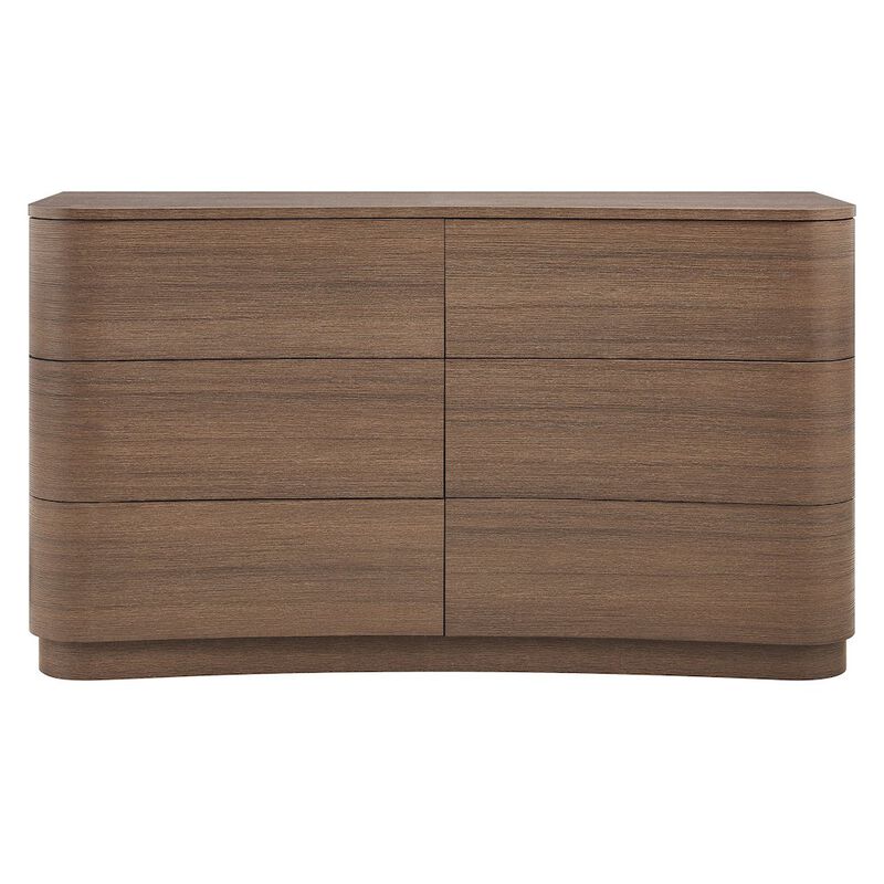 Mirae 6-Drawer Curved Dresser image number 5