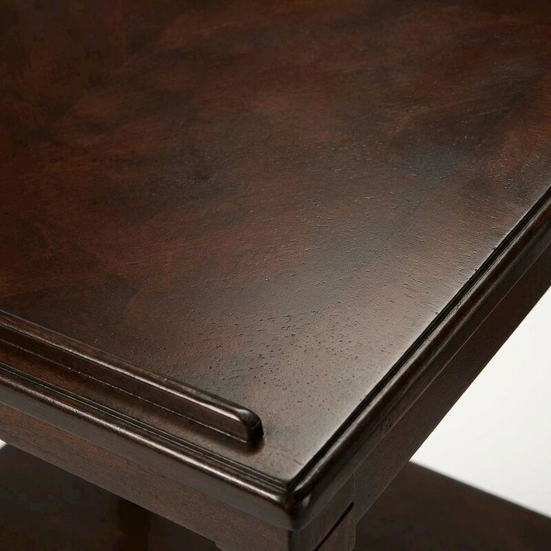 Starlight Canyon Home Traditional Library Stand with Storage for Home Office, Cherry, Cherry image number 5