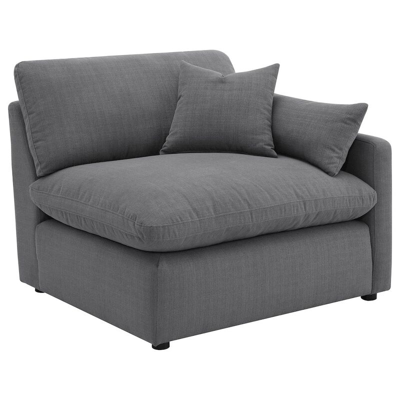 Coaster Co. of America Hobson 6-piece Upholstered Modular Sectional Sofa Charcoal image number 2